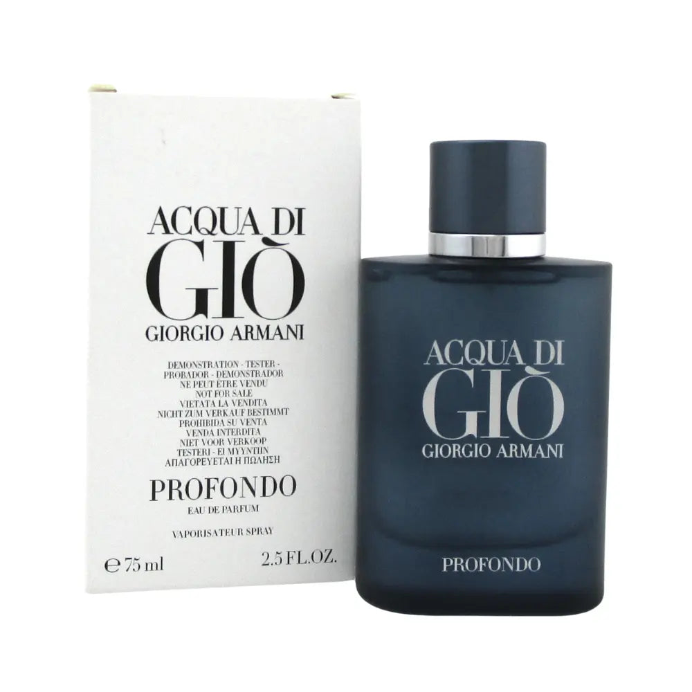 Armani Acqua di Gio Profondo Eau de Parfum Spray 75ml Tester Armani