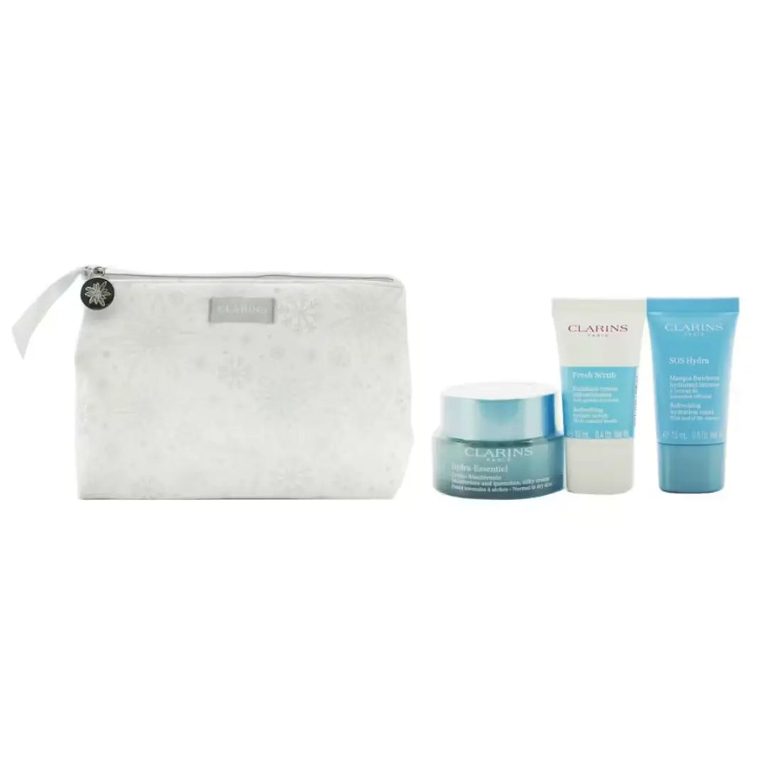 Clarins Hydration Collection Gift Set Face Cream 50ml, Face Scrub 15ml + Face Mask 15ml Clarins