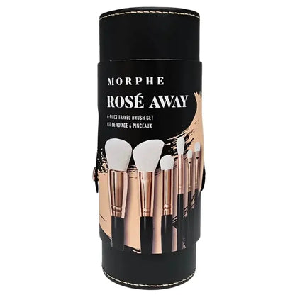 Morphe Rose Away 6-Piece Travel Makeup Brush Set Morphe