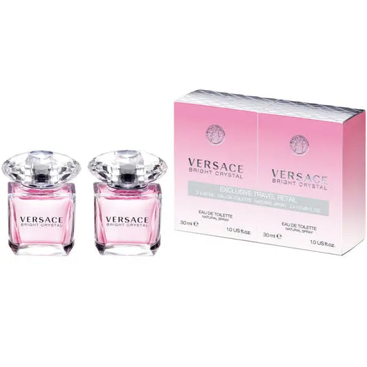 Versace Bright Crystal Eau de Toilette Spray 2 x 30ml