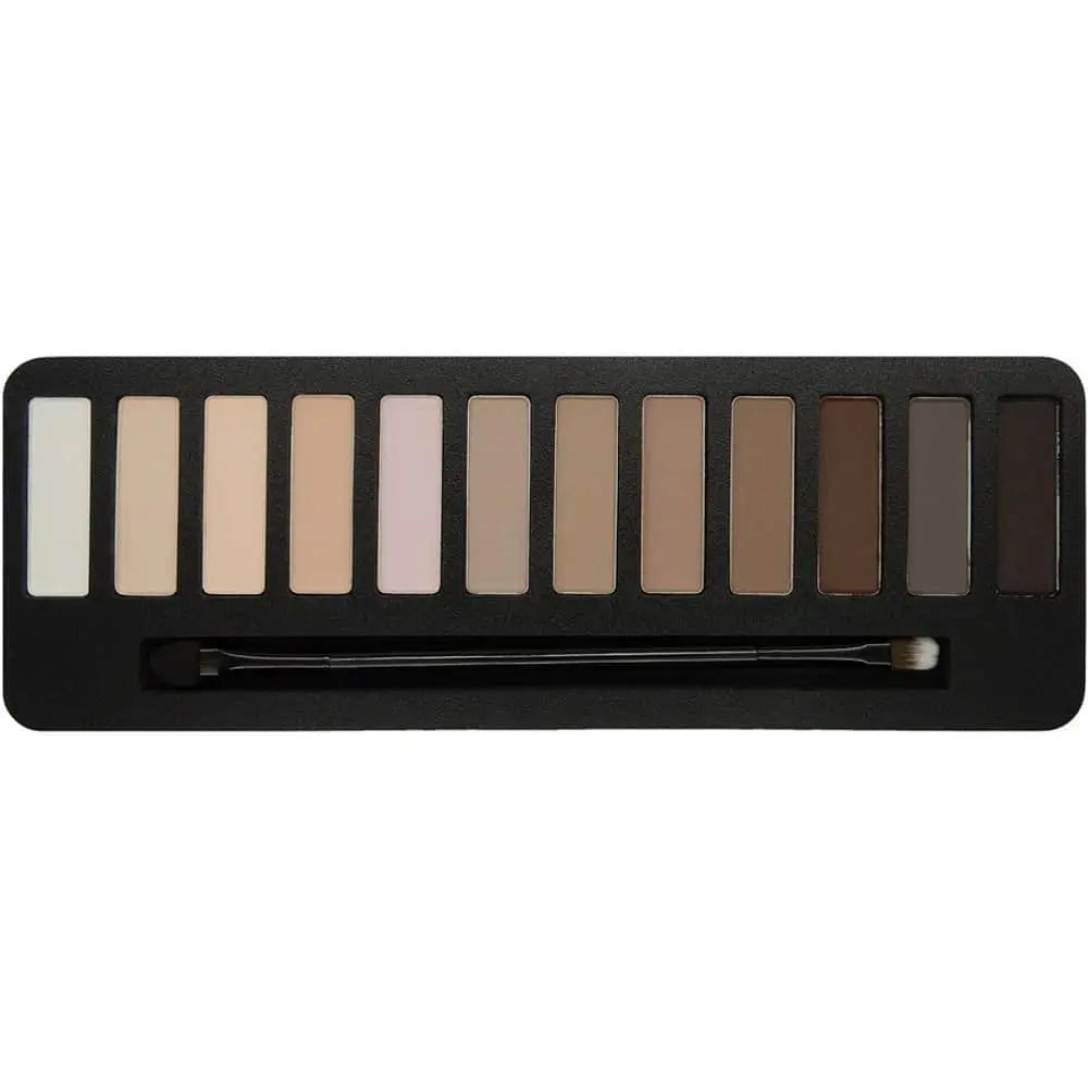 W7 Cosmetics Mighty Mattes 12-Piece Eyeshadow Palette - The Beauty Store