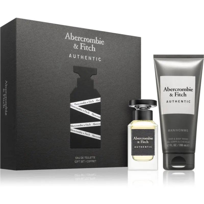 Abercrombie & Fitch Authentic Man 50ml EDT Spray / 200ml Hair & Body Wash Abercrombie & Fitch