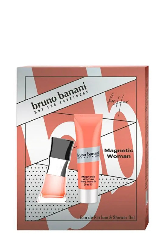 BANANI MAGNETIC WOMAN SET: EDP SPRAY 30ML + SG 50ML The Beauty Store