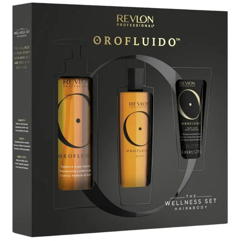 Revlon Orofluido Wellness Pack: Elixir+Shampoo+BC Revlon