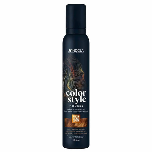 Indola Colour Mousse Light Brown Hazel 200ml Indola