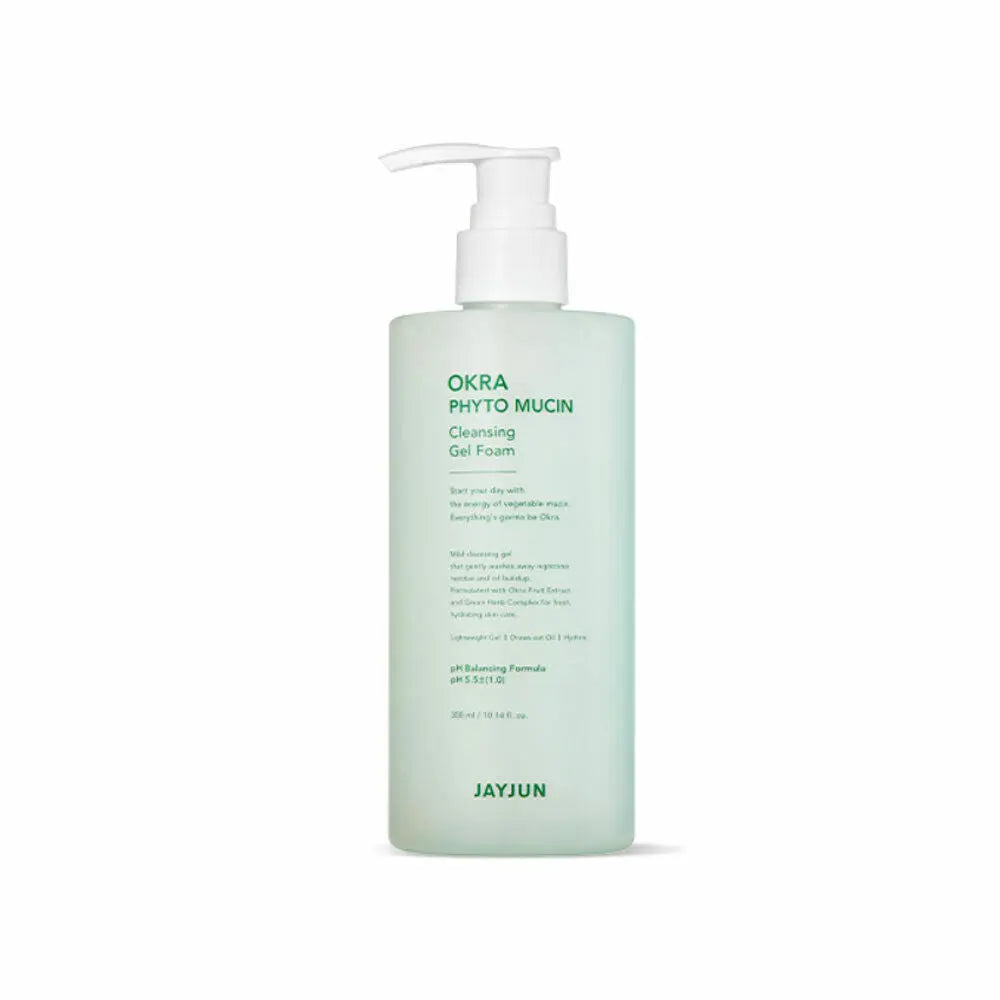 Okra Phyto Mucin Cleansing Gel Foam 300ml - The Beauty Store