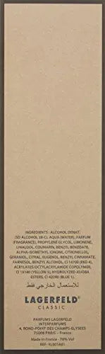 LAGERFIELD FOR MEN EDT SPRAY 100ML CRM