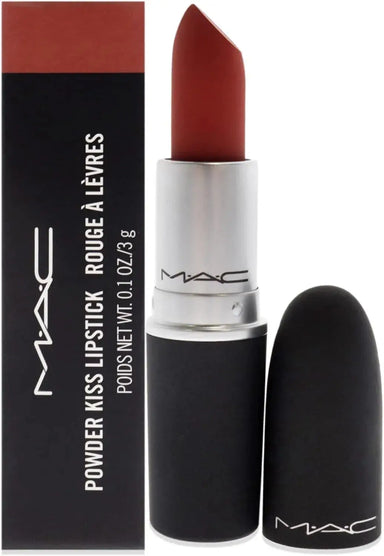 MAC Powder Kiss Lipstick Devoted to Chili 316 New 3g Un Boxed MAC Cosmetics