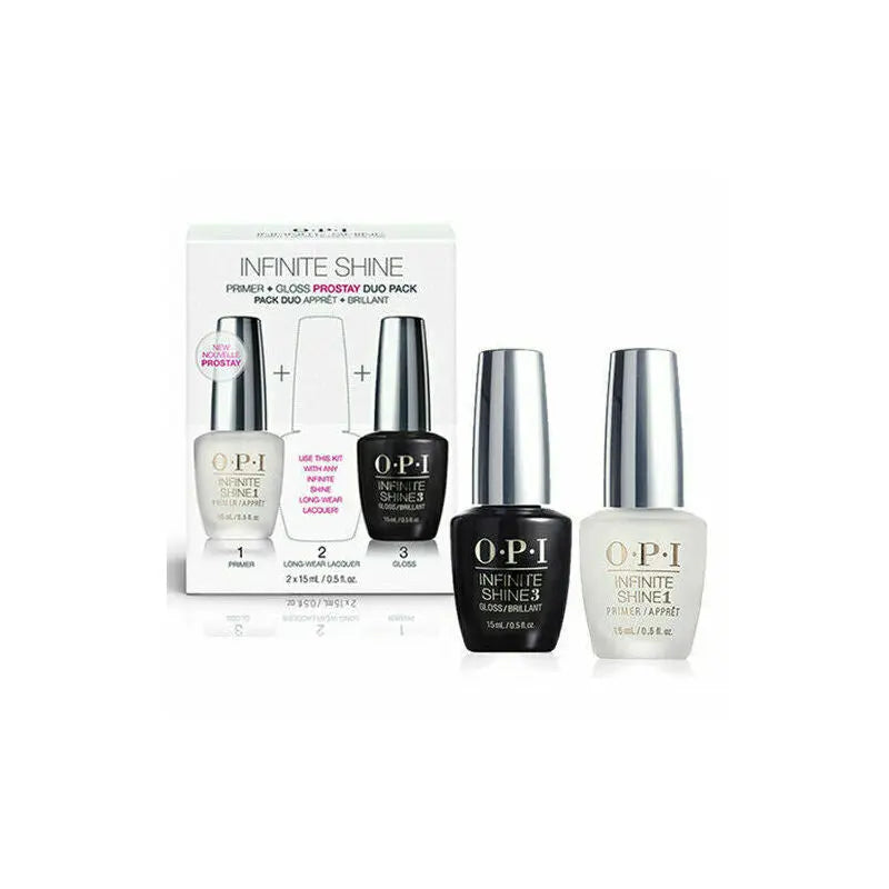 O.P.I Infinite Shine ProStay Top Coat & Base Coat Duo Pack 2 x 15ml OPI