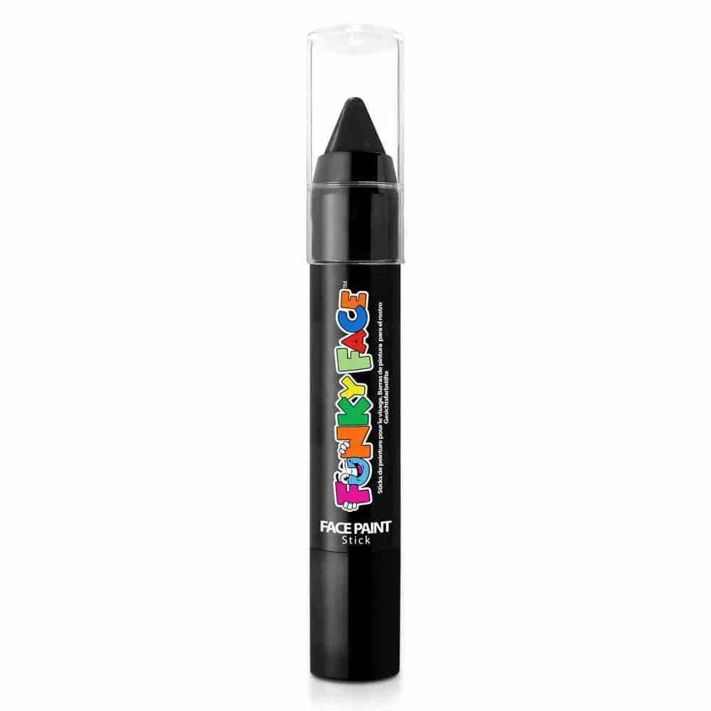 Funky Face by PaintGlow Face Paint Stick  - Black PaintGlow