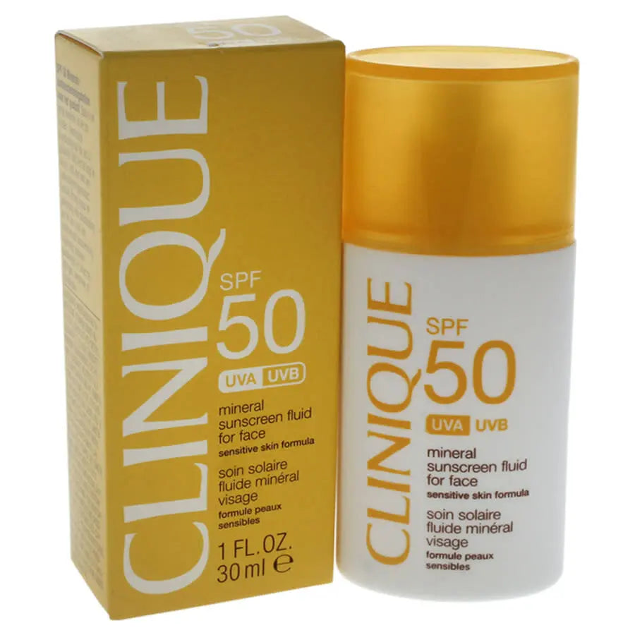 Clinique Mineral Sunscreen Fluid for Face SPF 50 Sensitive Skin 30ml Clinique