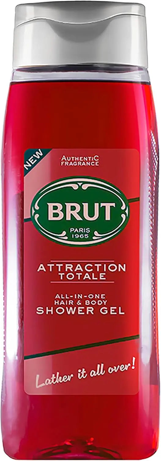 BRUT SHOWER GEL TOTALE ATTRACTION STYLE 500ML The Beauty Store