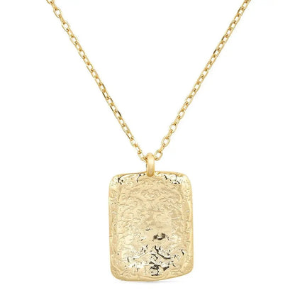 Elk & Bloom Chunky 18K Gold Coin Medallion Necklace Elk & Bloom