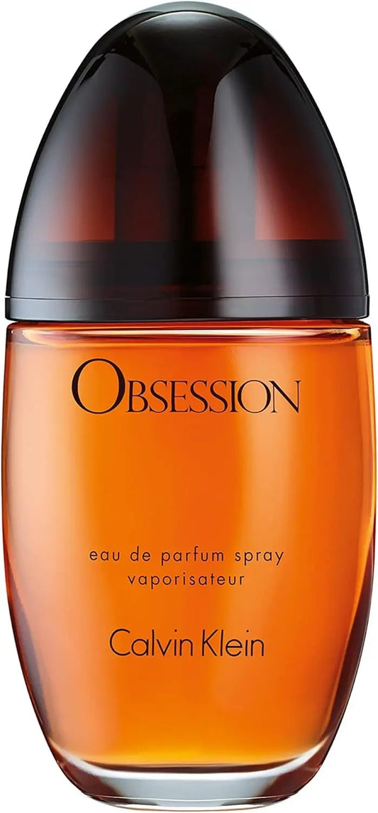 Calvin Klein Obsession Eau de Parfum Spray 100ml for Women Pack of 2 – Warm Spicy Amber Long Lasting Fragrance Set Calvin Klein
