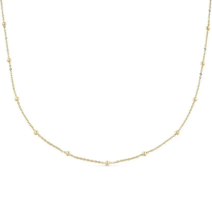 Elk & Bloom Dainty 14K Gold Plated Bead Choker Elk & Bloom