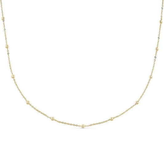 Elk & Bloom Dainty 14K Gold Plated Bead Choker Elk & Bloom
