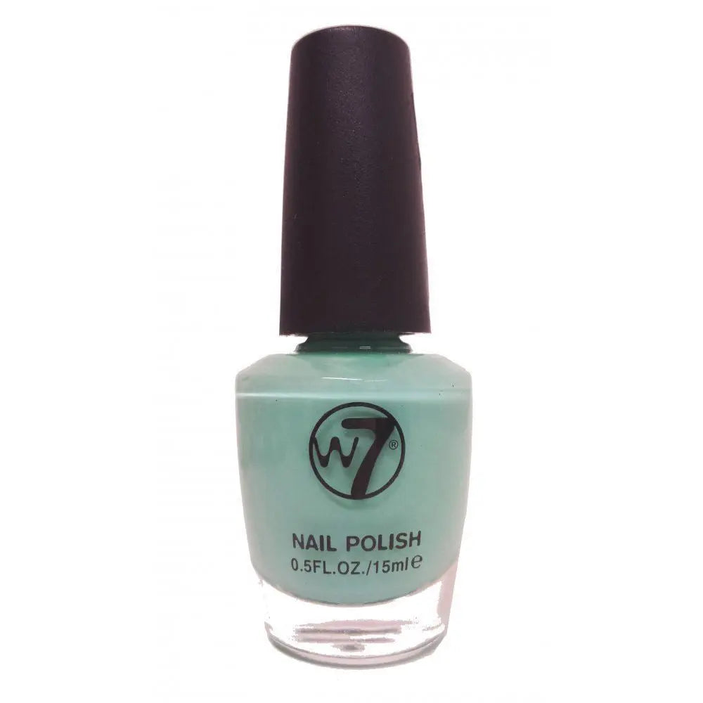 W7 Cosmetics Green Nail Polish 15ml - Spearmint W7 Cosmetics