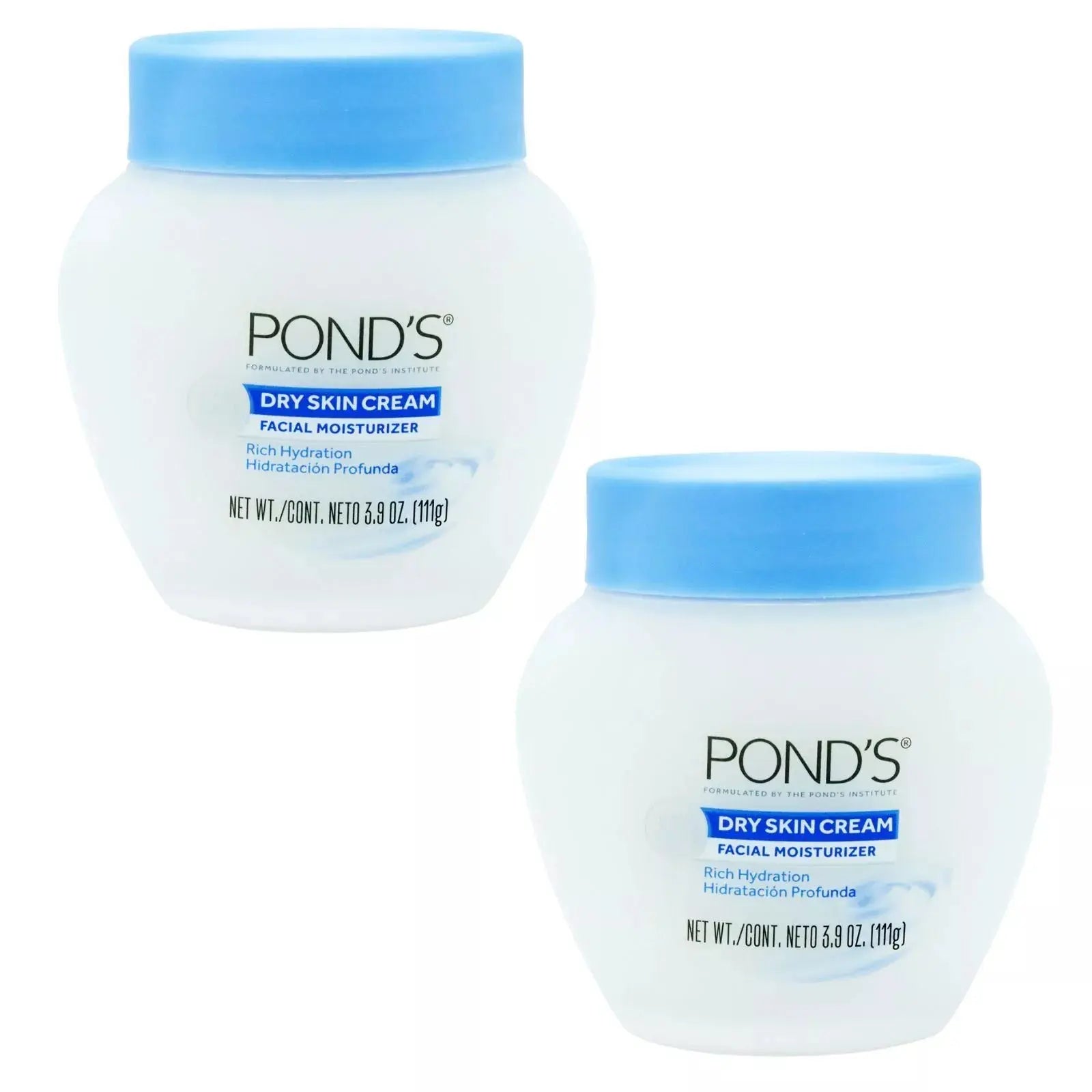 2 X DRY SKIN CREAM MOISTURISER 286G Pond's