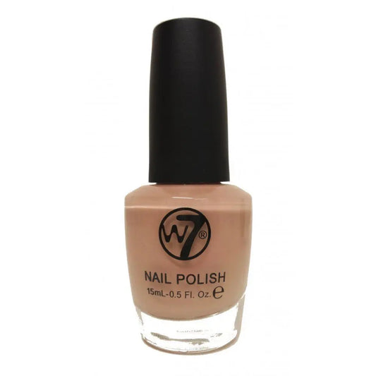 W7 Cosmetics Brown/Nude Nail Polish 15ml - Café Au Lait W7 Cosmetics