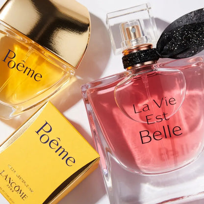 Lancôme La Vie Est Belle L’Elixir Refillable EDP Spray 50ml & Lancôme Poème EDP Spray 100ml Ultra-Rich Floral Gourmand & Warm Floral Oriental Feminine Fragrance Duo Gift Set | Iconic French Luxury Perfume Bundle for Her The Beauty Store