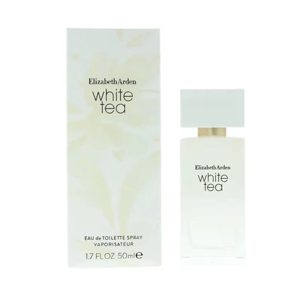 White Tea Eau Florale & White Tea Eau de Toilette Spray 50ml Each Women's Luxury Fragrance Gift Set Fresh Clean Light Floral Feminine EDT Perfume Bundle for Women Elizabeth Arden