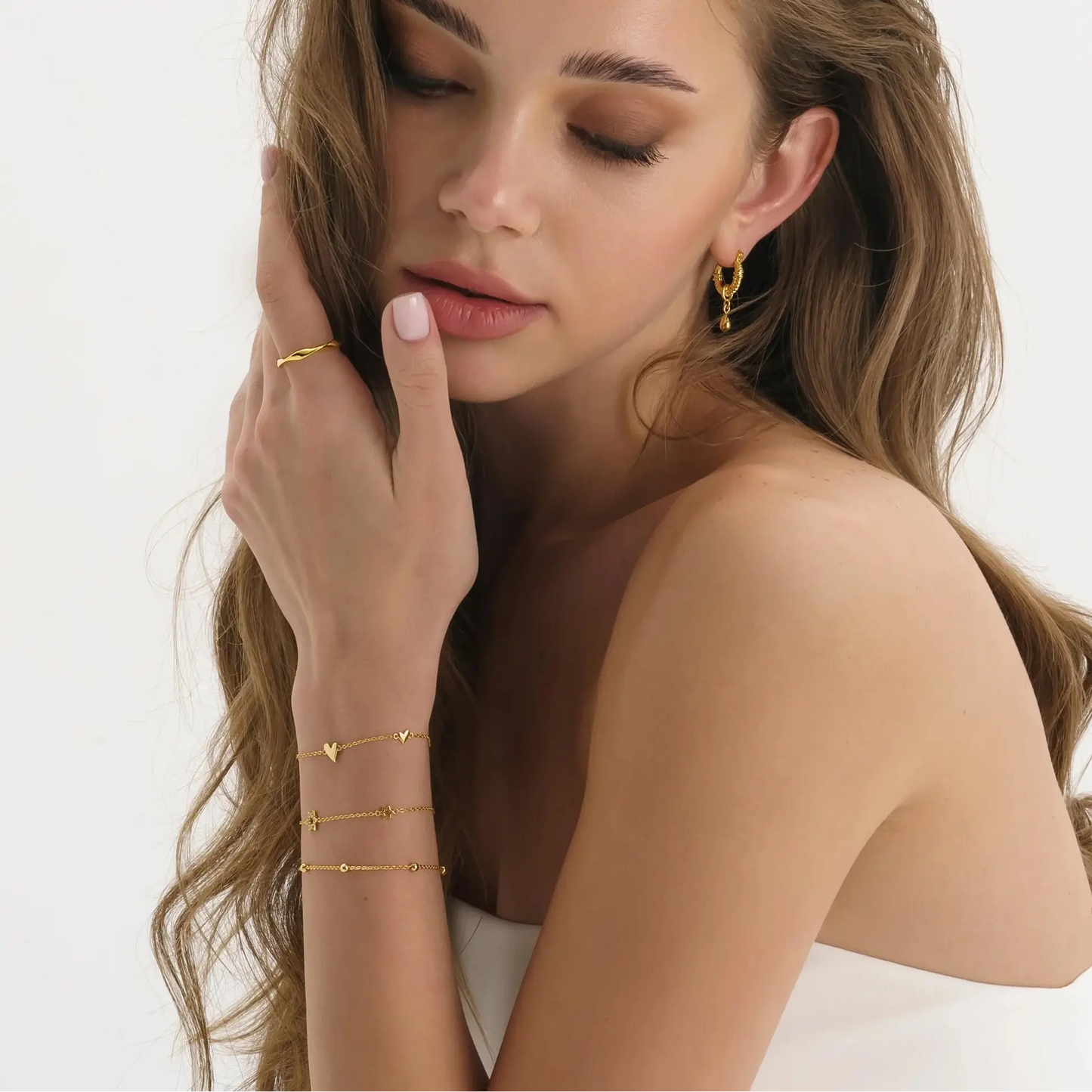 Elk & Bloom Gold Dainty Star Bracelet Elk & Bloom