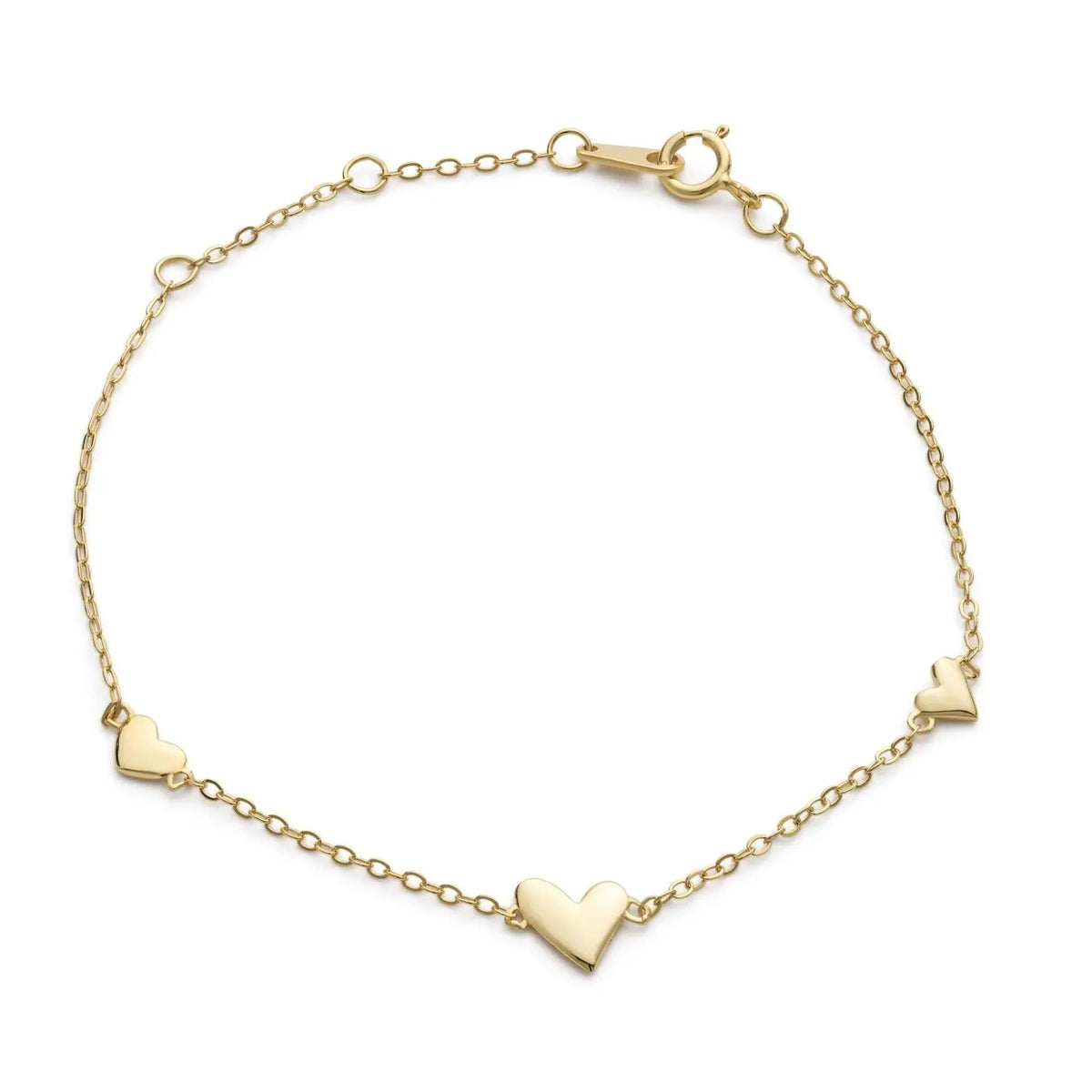 Elk & Bloom Gold Tiny Heart Bracelet Elk & Bloom