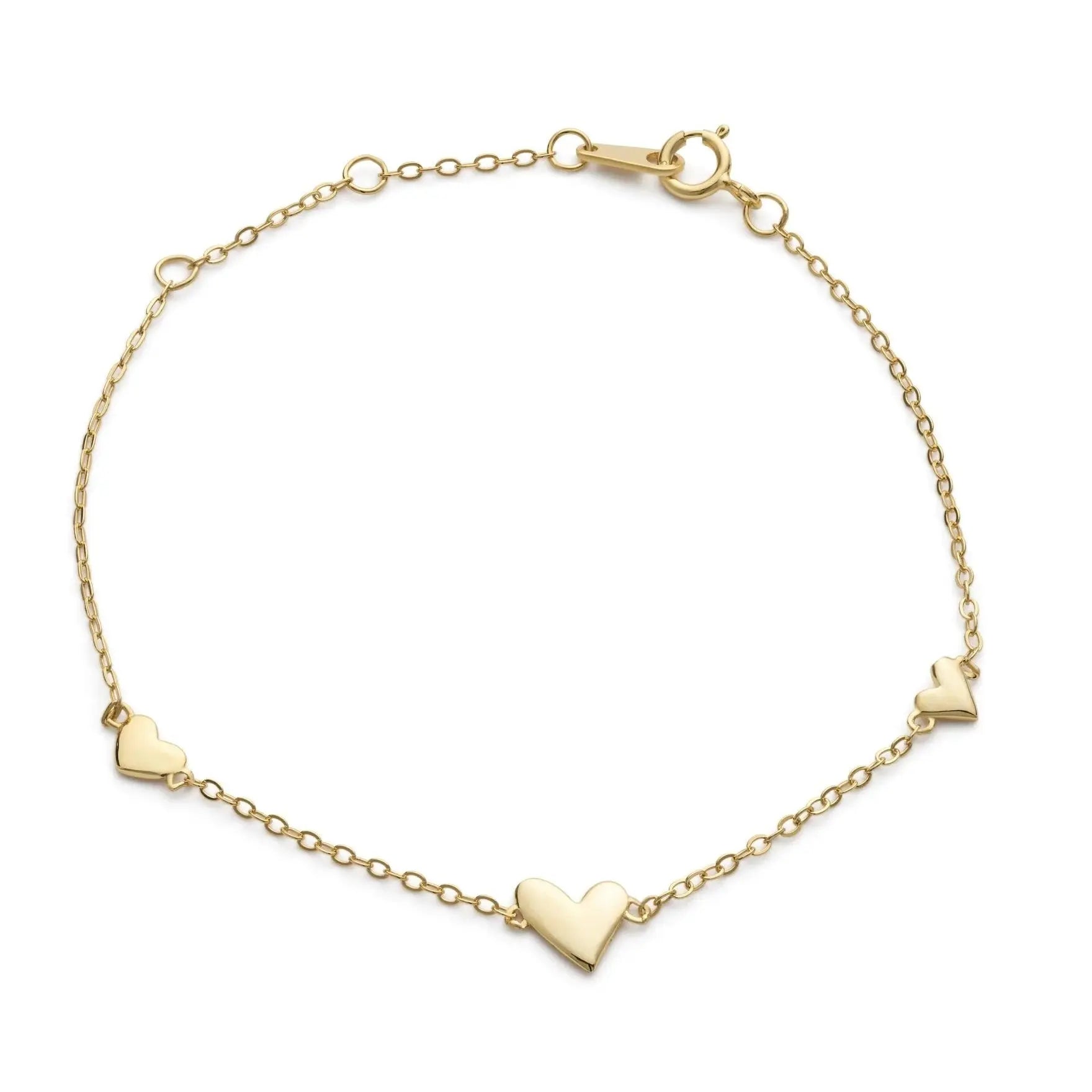 Elk & Bloom Gold Tiny Heart Bracelet Elk & Bloom