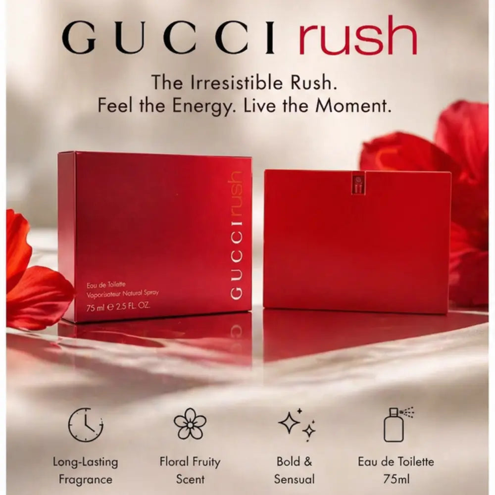 Gucci Rush Eau de Toilette Spray 75ml Gucci