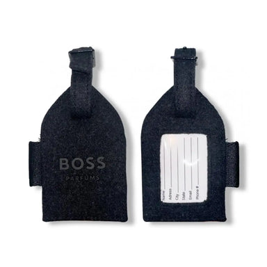 Hugo Boss Parfums Dark Grey/Black Acrylic Luggage Tag Hugo Boss