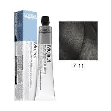 L'Oreal Professional Majirel Permanent Hair Colouring Cream 50ml - 7.11