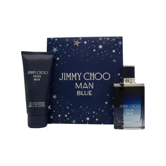 Jimmy Choo Man Blue 50ml EDT Spray / 100ml Shower Gel Jimmy Choo