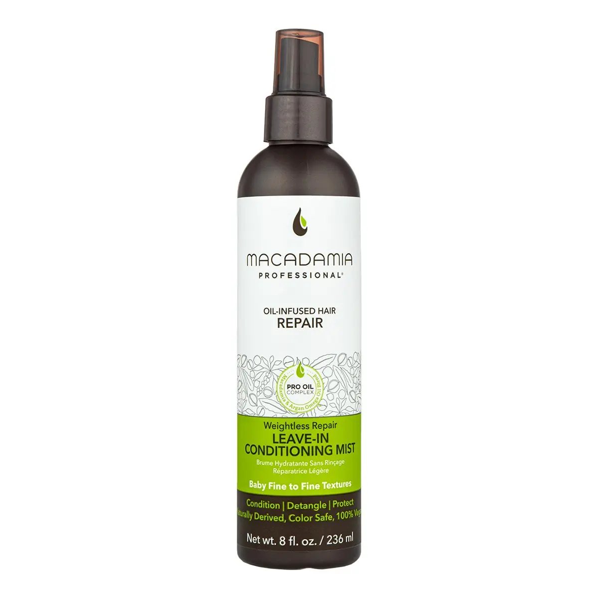 Macadamia Professional Oil-Infused Hair Repair Leave-In Conditioning Mist 236ml Macadamia Professional