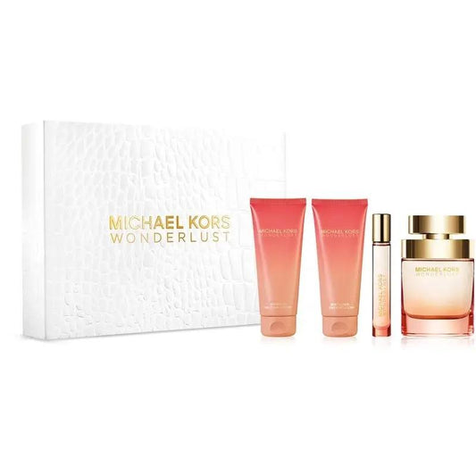 MICHAEL KORS GORGEOUS SET: EDP 100ML + BODY LOTION 100ML + SHOWER GEL 100ML + EDP 10ML CRM