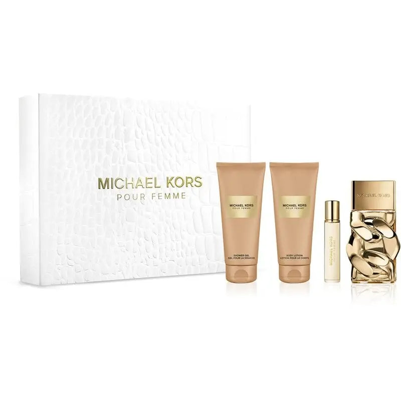MICHAEL KORS FEMME SET: EDP 100ML + BODY LOTION 100ML +  SHOWER GEL 100ML + EDP 10ML CRM