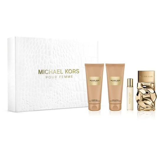 MICHAEL KORS FEMME SET: EDP 100ML + BODY LOTION 100ML +  SHOWER GEL 100ML + EDP 10ML CRM