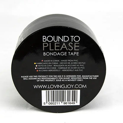 Bound to Please Bondage Tape Black Bound to Please