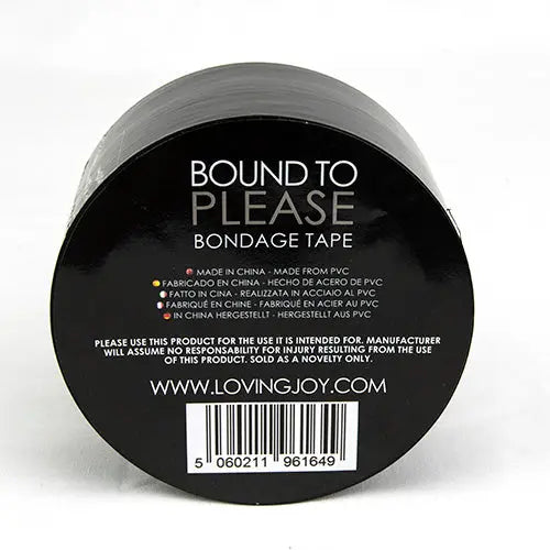 Bound to Please Bondage Tape Black Bound to Please