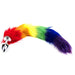 Furry Fantasy Rainbow Tail Butt Plug Furry Fantasy