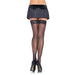 Leg Avenue Sheer Stockings With Backseam-Black