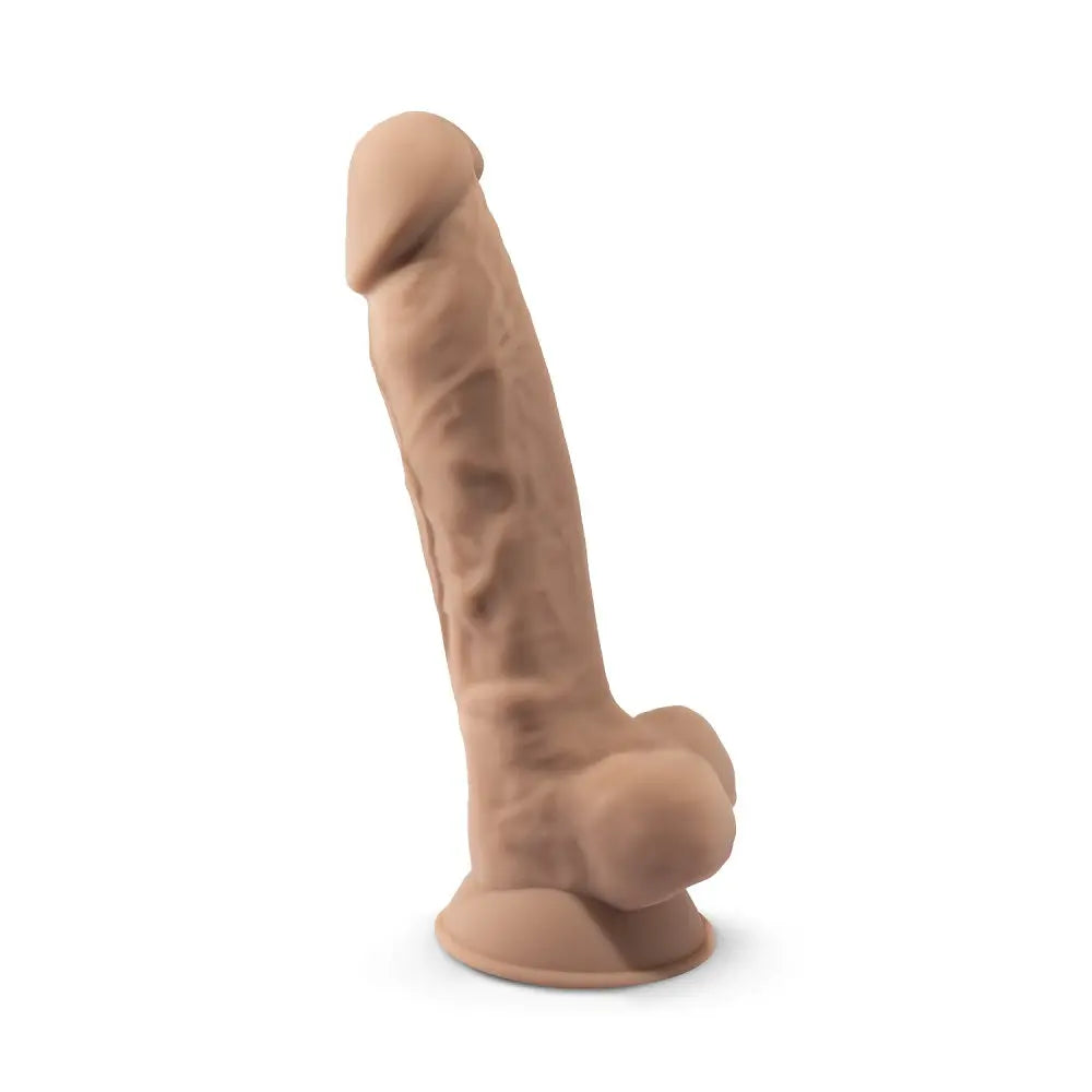 SilexD 7 inch Realistic Silicone Dual Density Dildo with Suction Cup and balls SilexD