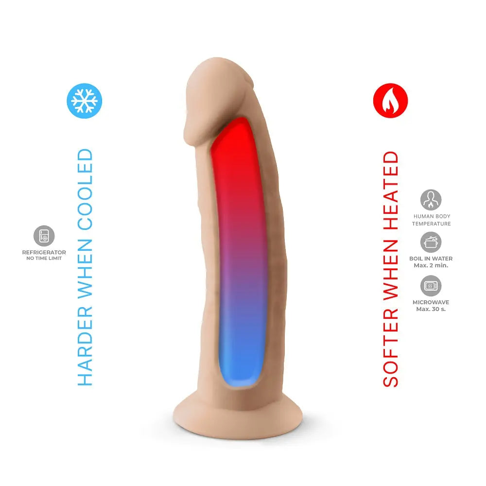 SilexD 7.5 inch Realistic Silicone Dual Density Dildo with Suction Cup SilexD