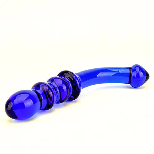 Spectrum Ribbed G-Spot Glass Dildo Spectrum