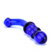 Spectrum Ribbed G-Spot Glass Dildo Spectrum