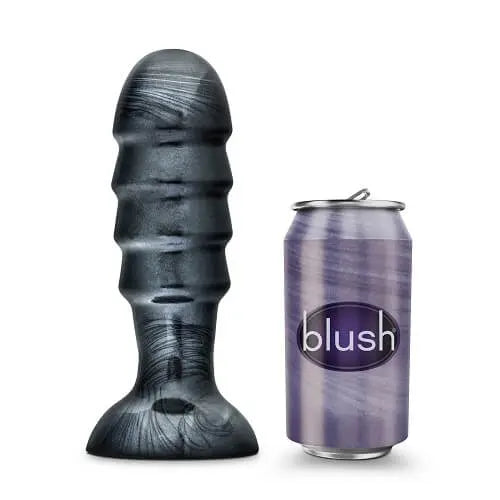 Jet Bruiser Large Ridged Butt Plug 7.5 Inches Blush Novelties