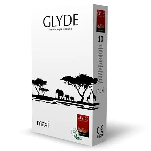 Glyde Ultra Maxi Vegan Condoms 10 Pack Glyde Vegan Condoms