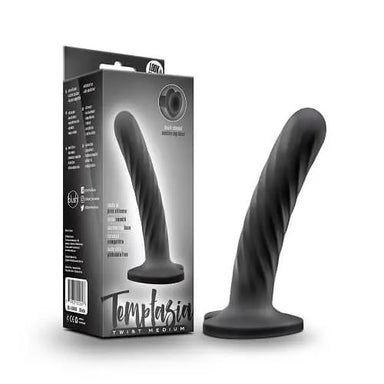 Twist Silicone Dildo with Suction Cup Medium Blush Novelties