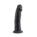 SilexD 7.5 inch Realistic Silicone Dual Density Dildo with Suction Cup Black SilexD