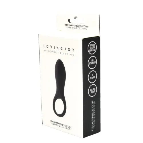 Loving Joy Rechargeable Silicone Vibrating Cock Ring Loving Joy