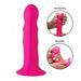 Adrien Lastic Cushioned Core Suction Cup Slim Silicone Dildo 6.8 Inch Adrien Lastic